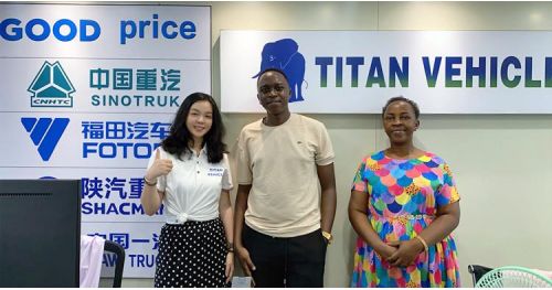 Nigerian Customer Visit Tongya to Buy 4 Axle Low Loader Trailer