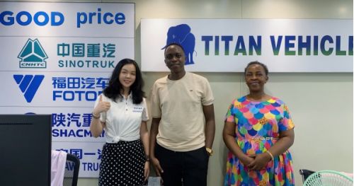 Congolese Guests Bought 40 Ft Flatbed Semi Trailers in Tongya Vehicle