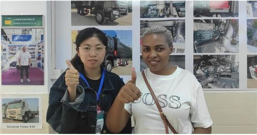 Tanzania Customer Came to Tongya for Buying Tri Axle Dump Trailer