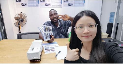 Mali Customer Visit Tongya to Buy Howo NX 380 Dump Truck