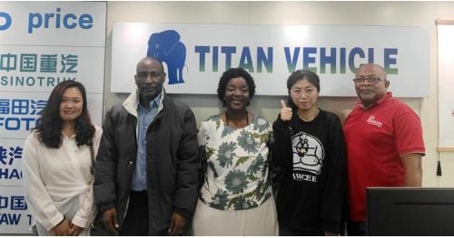 Sierra Leone Customers Visit Tongya to Buy 2 Axle 30 Ton Low Bed Trailer