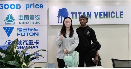 Uganda Customer Buying 40 feet High Bed Trailer Transport Excavator