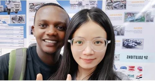 Kenyan Customers Came to Tongya to Buy 3 Axle Lowbed Truck Trailer