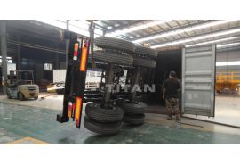 Tongya 20ft Container trailer has delivered to Malaysia 