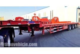 Extendable Windmill Blade Transport Trailer is testing and will be sent to Vietnam Danan