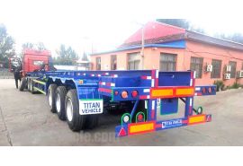 Tri Axle 40ft Skeleton Trailer will be sent to Zambia