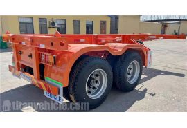 2 Axle 20 Ft Skeletal Semi Trailer will be sent to Zimbabwe