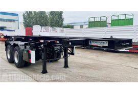 2 Axle 20 ft Skeleton Semi Trailer will export to Kenya Mombasa