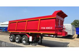 Tri Axle Dump Semi Trailer will be sent to Mexico