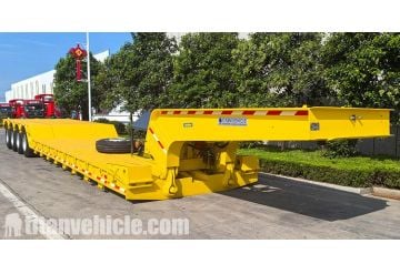 4 Axle Removable Gooseneck Trailer will be Shipped to Barbados