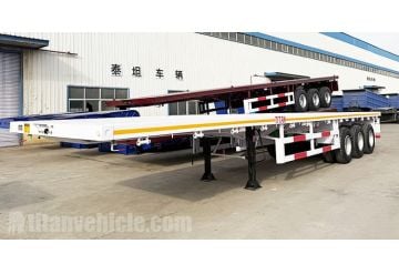 Tri Axle Flatbed Trailer will be export to Nigeria 