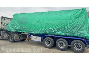 Tri Axle Bulk Cement Tanker Trailer will be shipped to Zimbabwe