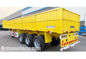 3 Axle Sidewall Trailer will be Sent to Uganda