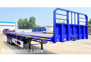 3 Axle 40 Ft Semi Flatbed Trailer will be Exported to Tanzania
