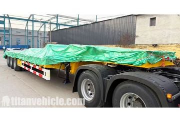 3 Axle 60 Ton Semi Lowbed Trailer will be Sent to Guyana