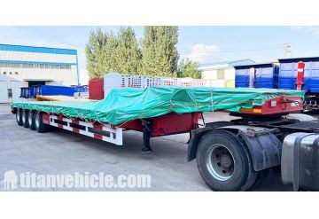 4 Axle 100 ton Lowbed Trailer will be Sent to Mozambique