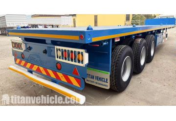 Tri Axle Flatbed Trailer will be Shipped to Zambia