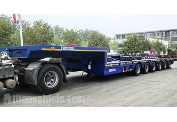 6 Axle Heavy Low Loader Trailer will be Sent to Ghana