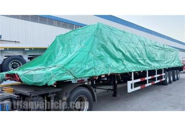 4 Axle Flatbed Trailer will be sent to Uruguay