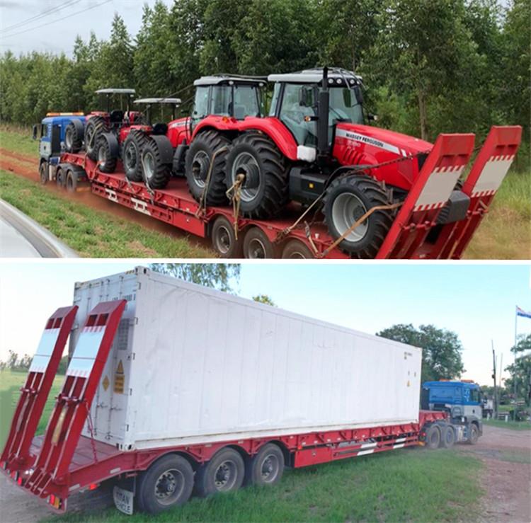 Lowbed Semi Trailer for Sale | How does a low bed trailer work?