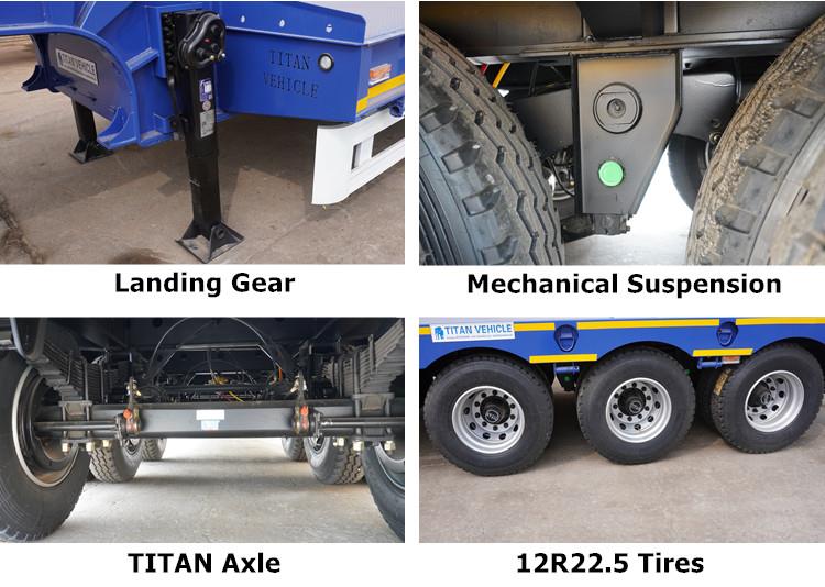 Cameroonian Customer Inspect the Lowbed Trailer Before Delivery