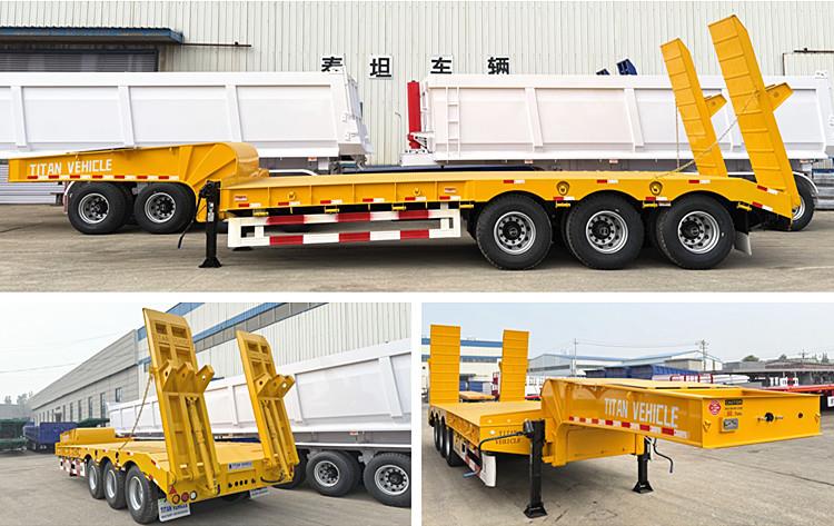 Tongya Lowbed Trailer for Excavator Transport in Namibia