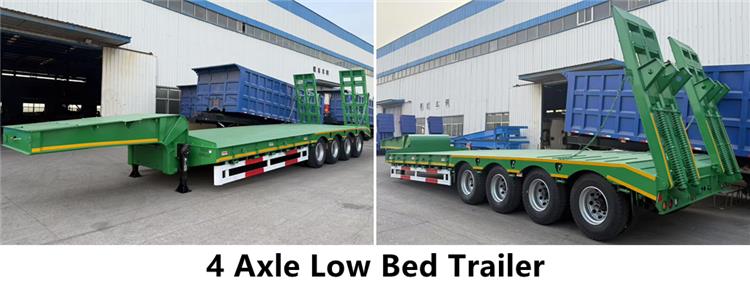 Tongya 4 Axle Low Bed Trailer for Sale In Guyana