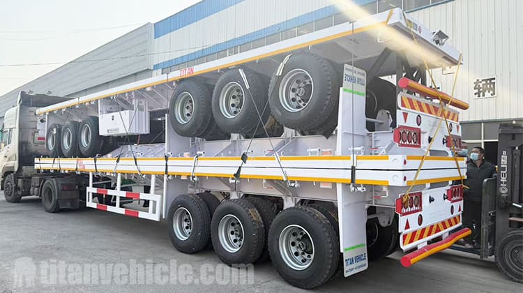 Tri Axle Flatbed Trailer for Sale in Jamaica