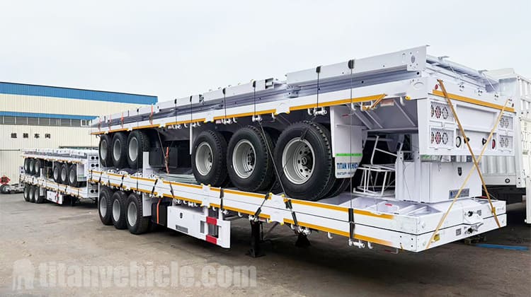 Tri Axle Fence Cargo Trailer for Sale in Nigeria