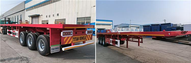 Triple Axle Flat Deck Trailer for Sale In Sierra Leone