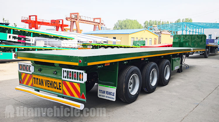 Tri Axle Semi Truck Flatbed Trailer Prices in Uganda