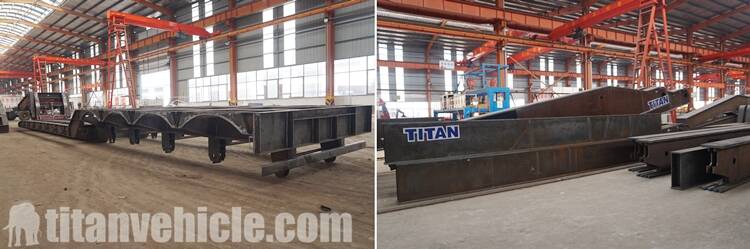 Tongya Production Process of 100T Removable Gooseneck Trailer