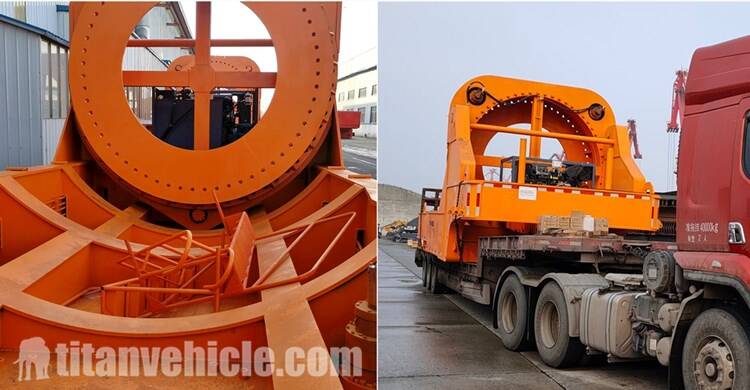 Details of Wind Blade Trailer