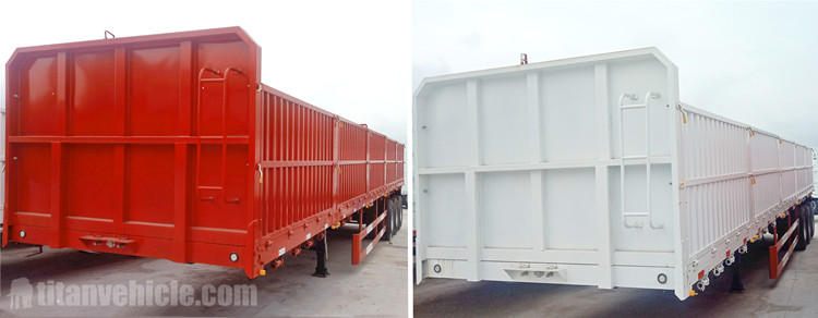 Tri Axle Side Wall Truck Trailer for Sale in Nigeria
