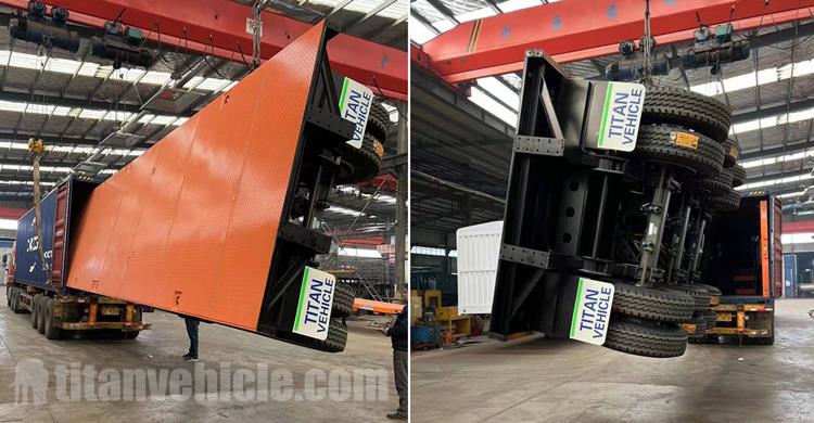 Tri Axle 48Ft Flatbed Trailer for Sale In Mauritania