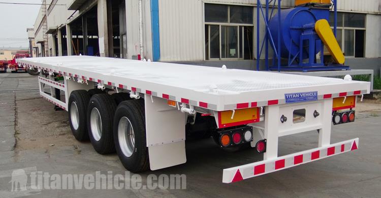 Tri Axle Flatbed Trailer for Sale In Papua New Guinea - Tongya VEHICLE