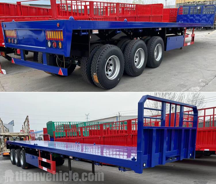 Tri Axle 40Ft Container Trailer will be sent to Qatar
