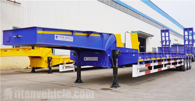 Tri Axle 80 Ton Drop Deck Trailer for Sale In Ghana