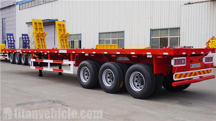 Tri Axle Flatbed Trailer for Sale In Benin