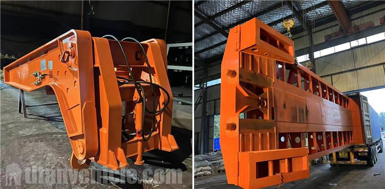 Tri Axle Gooseneck Low Bed Trailer for Sale In Barbados