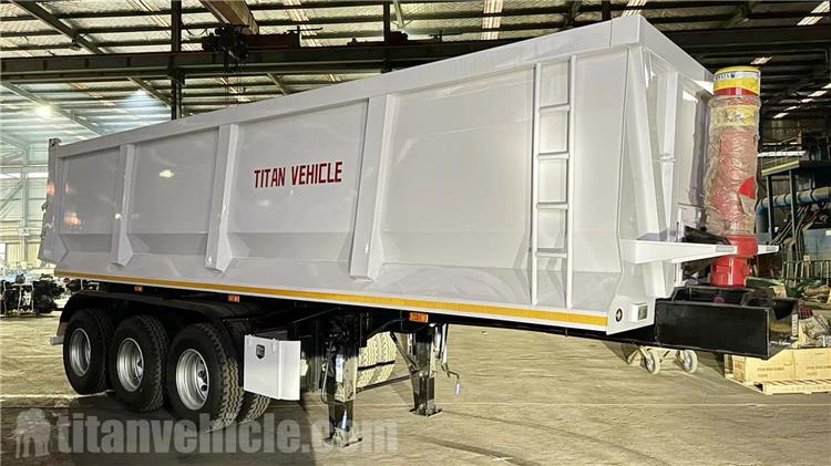 U Shape 30CBM Dump Semi Trailer for Sale In Congo