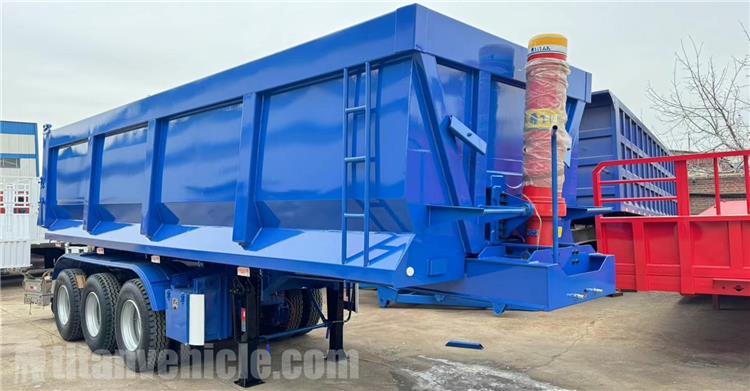 Tri Axle 30CBM Dump Semi Trailer for Sale In Dominican