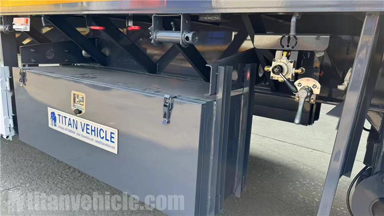 Triple Axle Flatbed Semi Trailer with Front Wall for Sale In El Salvador