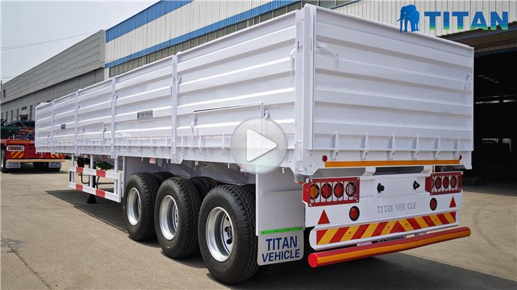 Triaxle Trailer with Bulk Sides for Sale In Zambia