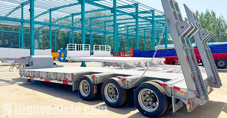 3 Axle 60 Ton Low Bed Trailer for Sale in Congo