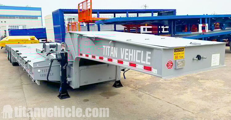 3 Axle 60 Ton Low Bed Trailer for Sale in Congo