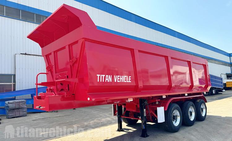 Tri Axle Dump Semi Trailer for Sale in Mexico