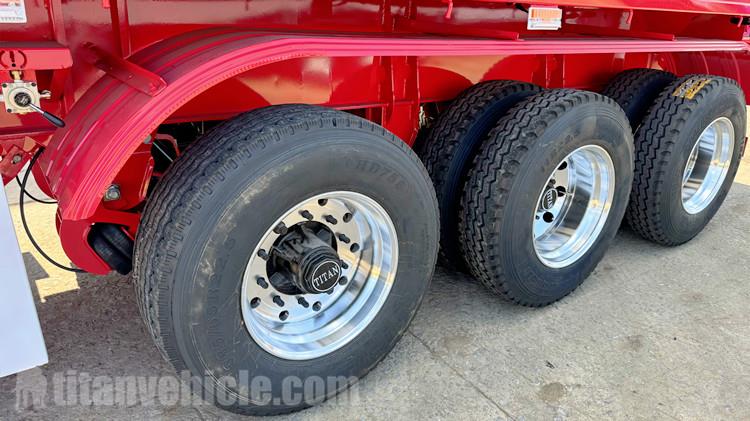 Tri Axle Dump Semi Trailer for Sale in Mexico