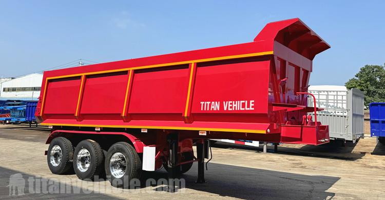 Tri Axle Dump Semi Trailer for Sale in Mexico