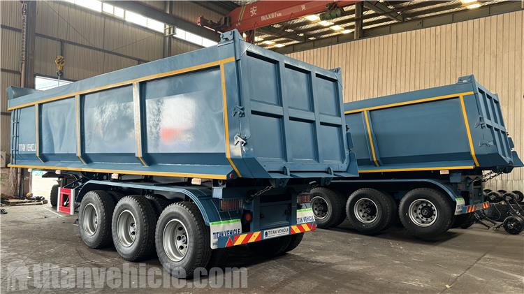 Tri Axle 30CBM Dump Semi Trailer for Sale In Kenya